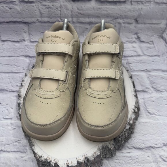 New Balance Beige Athletic Shoes - Picture 2 of 8